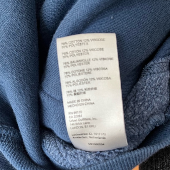 Free People Blue Half-Zip Sweatshirt - Picture 6 of 12